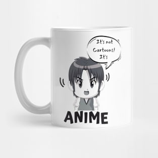 Animes Are Not Cartoons Manga Fan Otaku Mug